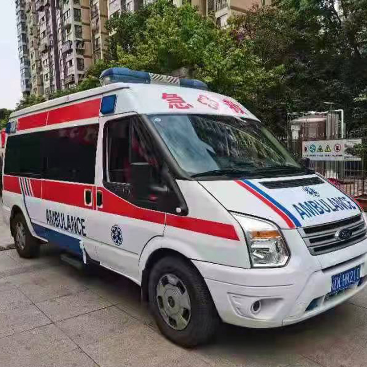 梅列长途救护车护送病人返乡
